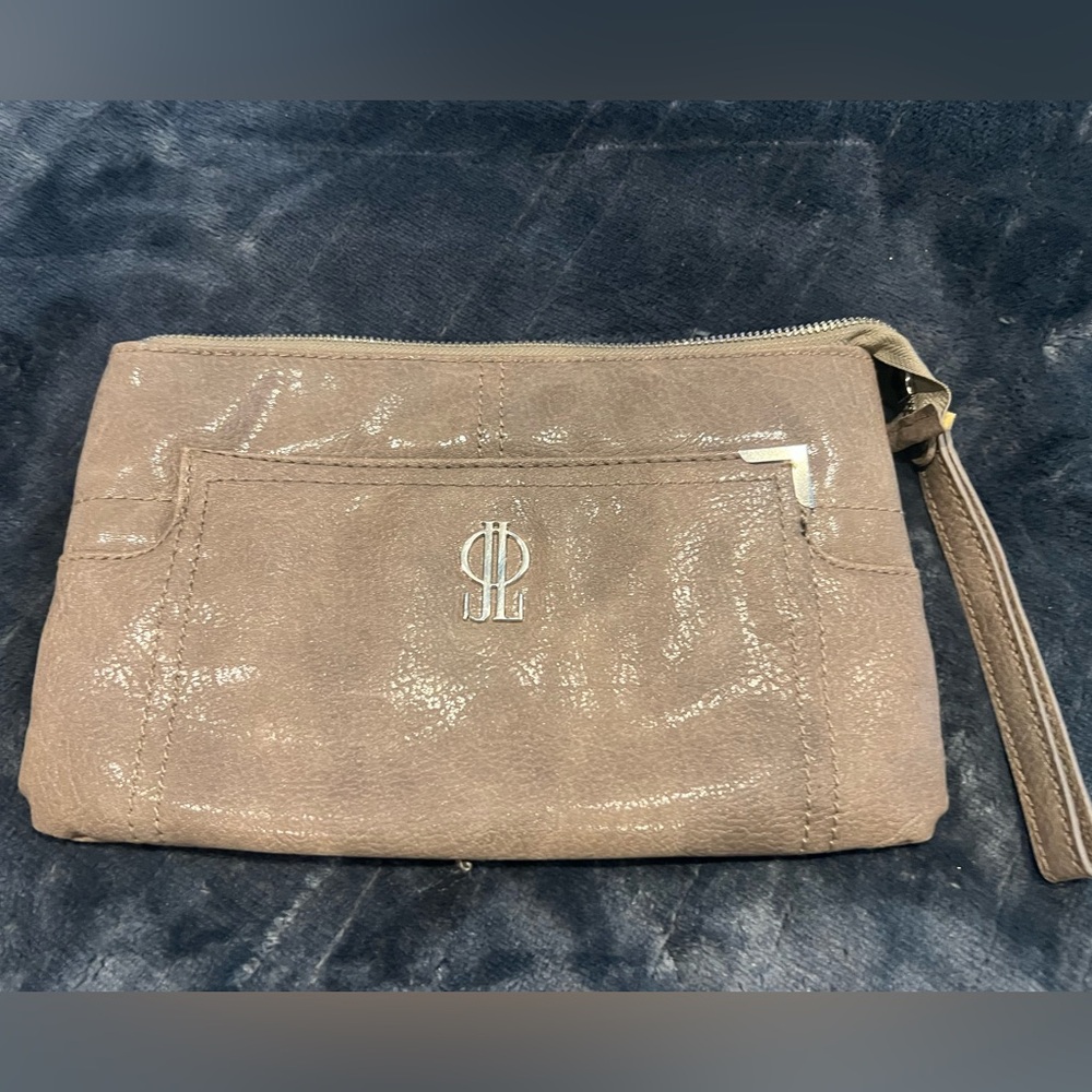 Beige Wristlet